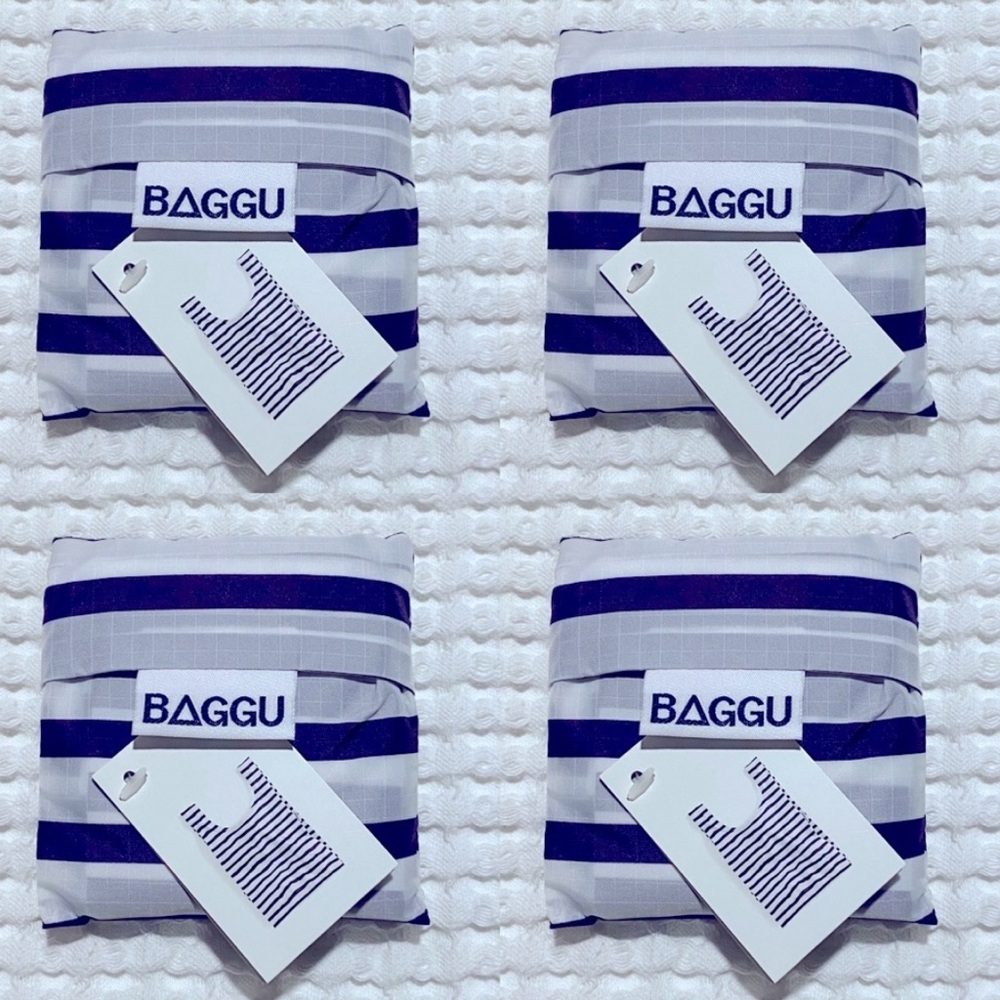 4 x NWT BAGGU SAILOR STRIPE Baby Reusable Bags